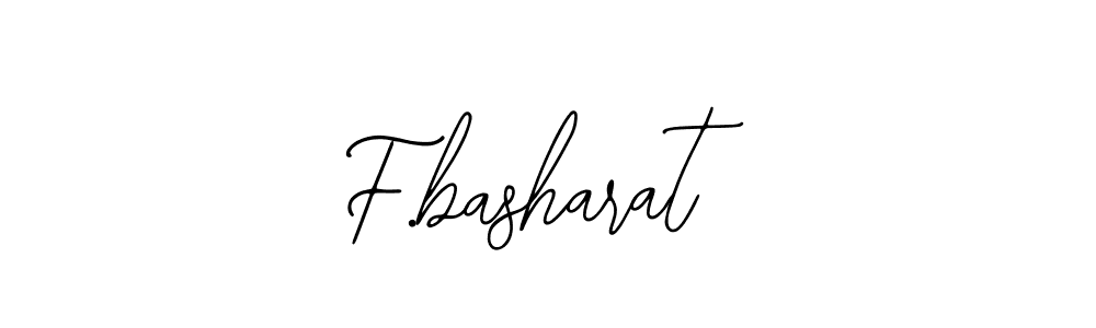 Also we have F.basharat name is the best signature style. Create professional handwritten signature collection using Bearetta-2O07w autograph style. F.basharat signature style 12 images and pictures png