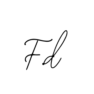 Use a signature maker to create a handwritten signature online. With this signature software, you can design (Bearetta-2O07w) your own signature for name F.d. F.d signature style 12 images and pictures png