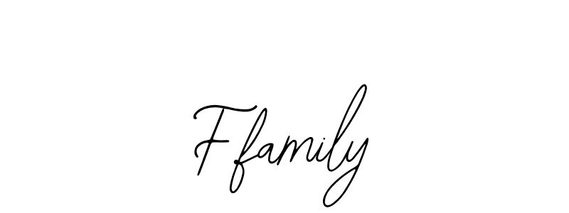 How to make F.family name signature. Use Bearetta-2O07w style for creating short signs online. This is the latest handwritten sign. F.family signature style 12 images and pictures png
