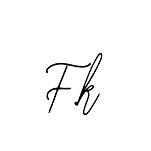 if you are searching for the best signature style for your name F.k. so please give up your signature search. here we have designed multiple signature styles  using Bearetta-2O07w. F.k signature style 12 images and pictures png