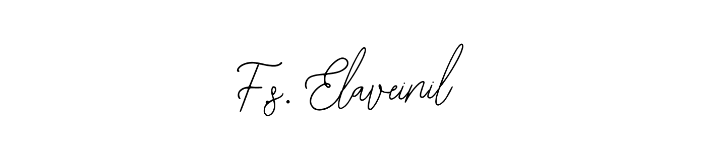 if you are searching for the best signature style for your name F.s. Elaveinil. so please give up your signature search. here we have designed multiple signature styles  using Bearetta-2O07w. F.s. Elaveinil signature style 12 images and pictures png