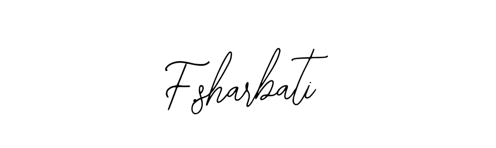 How to Draw F.sharbati signature style? Bearetta-2O07w is a latest design signature styles for name F.sharbati. F.sharbati signature style 12 images and pictures png