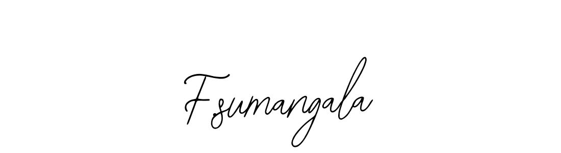 F.sumangala stylish signature style. Best Handwritten Sign (Bearetta-2O07w) for my name. Handwritten Signature Collection Ideas for my name F.sumangala. F.sumangala signature style 12 images and pictures png