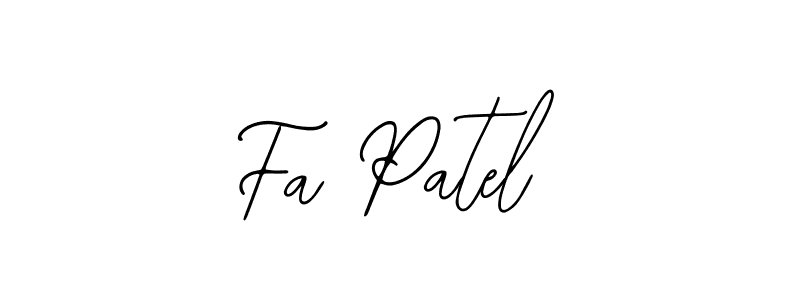 Also we have Fa Patel name is the best signature style. Create professional handwritten signature collection using Bearetta-2O07w autograph style. Fa Patel signature style 12 images and pictures png