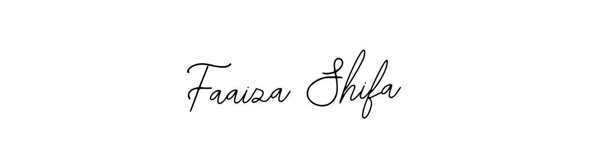 You should practise on your own different ways (Bearetta-2O07w) to write your name (Faaiza Shifa) in signature. don't let someone else do it for you. Faaiza Shifa signature style 12 images and pictures png