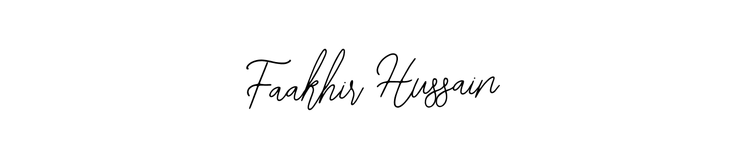 Make a beautiful signature design for name Faakhir Hussain. With this signature (Bearetta-2O07w) style, you can create a handwritten signature for free. Faakhir Hussain signature style 12 images and pictures png