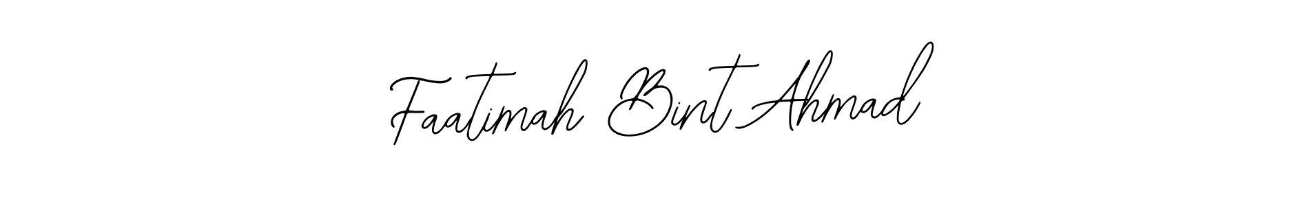 Make a short Faatimah Bint Ahmad signature style. Manage your documents anywhere anytime using Bearetta-2O07w. Create and add eSignatures, submit forms, share and send files easily. Faatimah Bint Ahmad signature style 12 images and pictures png