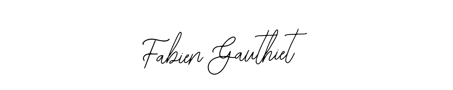 Fabien Gauthiet stylish signature style. Best Handwritten Sign (Bearetta-2O07w) for my name. Handwritten Signature Collection Ideas for my name Fabien Gauthiet. Fabien Gauthiet signature style 12 images and pictures png