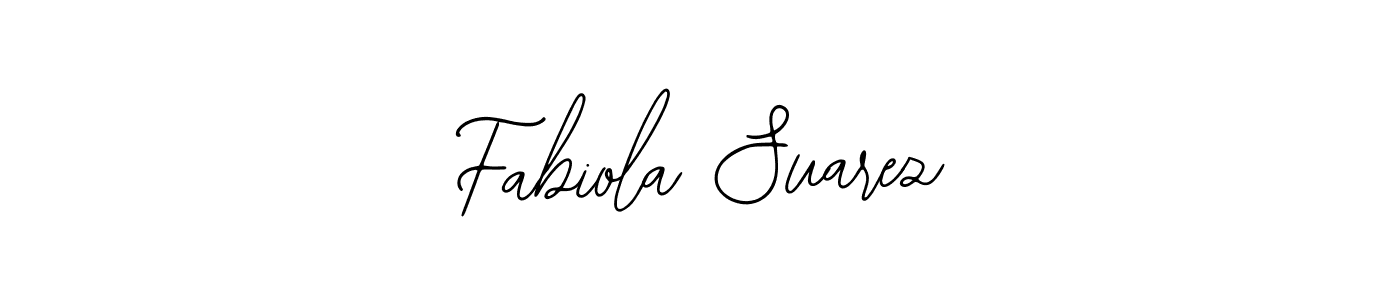 Bearetta-2O07w is a professional signature style that is perfect for those who want to add a touch of class to their signature. It is also a great choice for those who want to make their signature more unique. Get Fabiola Suarez name to fancy signature for free. Fabiola Suarez signature style 12 images and pictures png