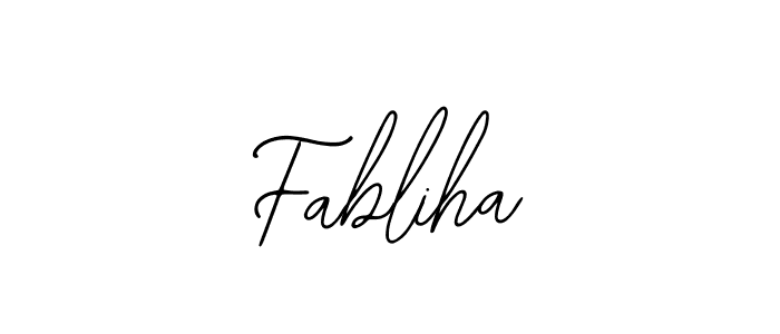 How to make Fabliha signature? Bearetta-2O07w is a professional autograph style. Create handwritten signature for Fabliha name. Fabliha signature style 12 images and pictures png