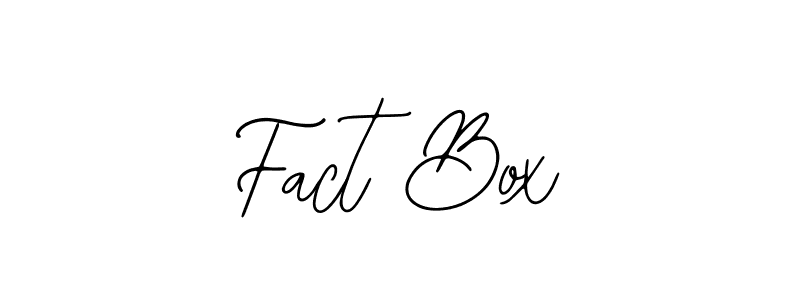 How to make Fact Box name signature. Use Bearetta-2O07w style for creating short signs online. This is the latest handwritten sign. Fact Box signature style 12 images and pictures png