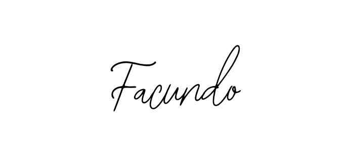 Design your own signature with our free online signature maker. With this signature software, you can create a handwritten (Bearetta-2O07w) signature for name Facundo. Facundo signature style 12 images and pictures png