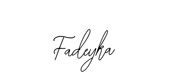 The best way (Bearetta-2O07w) to make a short signature is to pick only two or three words in your name. The name Fadeyka include a total of six letters. For converting this name. Fadeyka signature style 12 images and pictures png