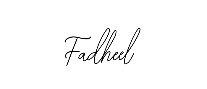 You should practise on your own different ways (Bearetta-2O07w) to write your name (Fadheel) in signature. don't let someone else do it for you. Fadheel signature style 12 images and pictures png