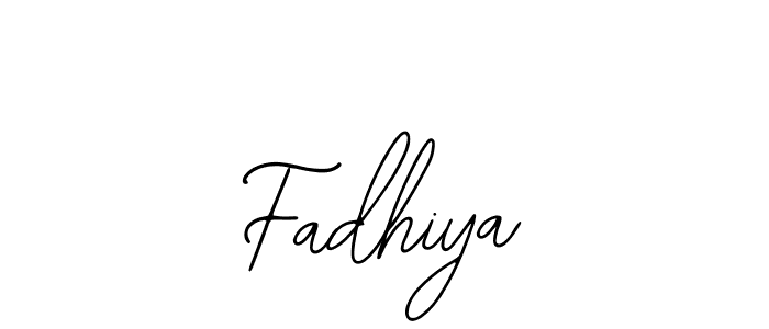 You should practise on your own different ways (Bearetta-2O07w) to write your name (Fadhiya) in signature. don't let someone else do it for you. Fadhiya signature style 12 images and pictures png