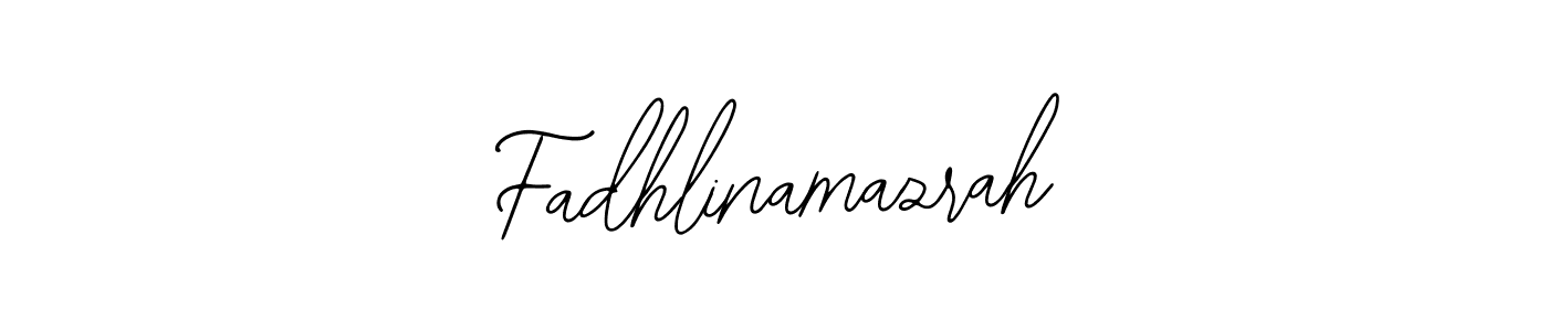 Use a signature maker to create a handwritten signature online. With this signature software, you can design (Bearetta-2O07w) your own signature for name Fadhlinamazrah. Fadhlinamazrah signature style 12 images and pictures png