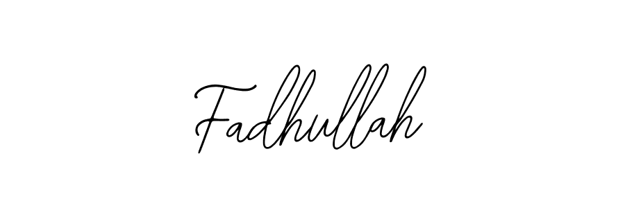 Design your own signature with our free online signature maker. With this signature software, you can create a handwritten (Bearetta-2O07w) signature for name Fadhullah. Fadhullah signature style 12 images and pictures png