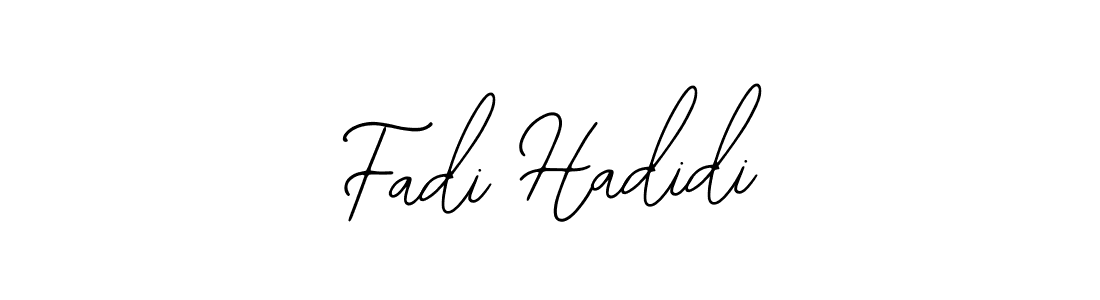 The best way (Bearetta-2O07w) to make a short signature is to pick only two or three words in your name. The name Fadi Hadidi include a total of six letters. For converting this name. Fadi Hadidi signature style 12 images and pictures png