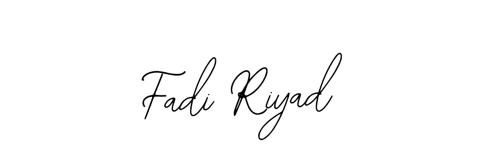 Create a beautiful signature design for name Fadi Riyad. With this signature (Bearetta-2O07w) fonts, you can make a handwritten signature for free. Fadi Riyad signature style 12 images and pictures png