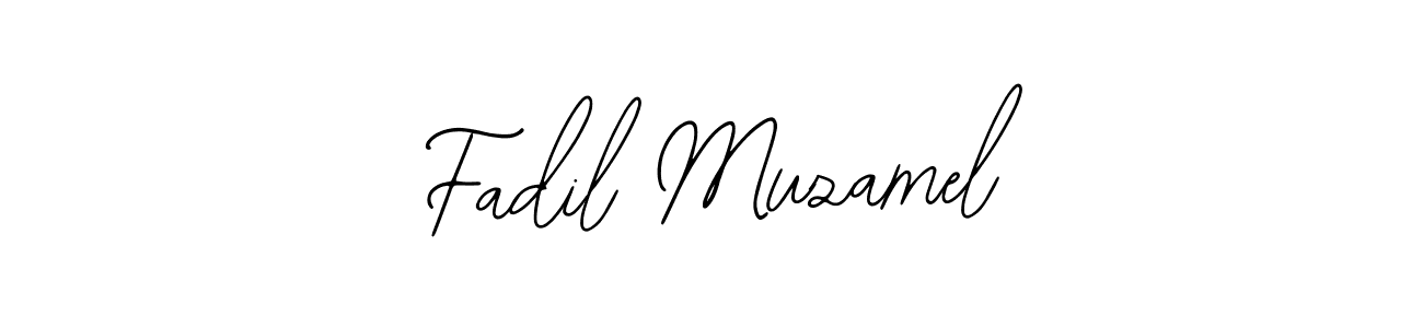Use a signature maker to create a handwritten signature online. With this signature software, you can design (Bearetta-2O07w) your own signature for name Fadil Muzamel. Fadil Muzamel signature style 12 images and pictures png