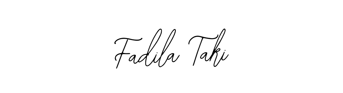 Make a beautiful signature design for name Fadila Taki. Use this online signature maker to create a handwritten signature for free. Fadila Taki signature style 12 images and pictures png