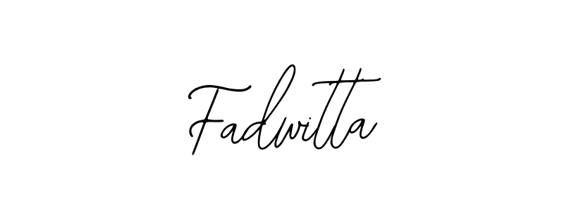 How to make Fadwitta name signature. Use Bearetta-2O07w style for creating short signs online. This is the latest handwritten sign. Fadwitta signature style 12 images and pictures png