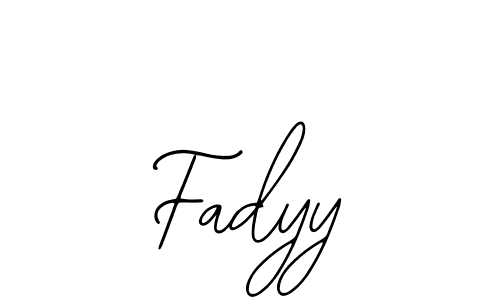 Design your own signature with our free online signature maker. With this signature software, you can create a handwritten (Bearetta-2O07w) signature for name Fadyy. Fadyy signature style 12 images and pictures png