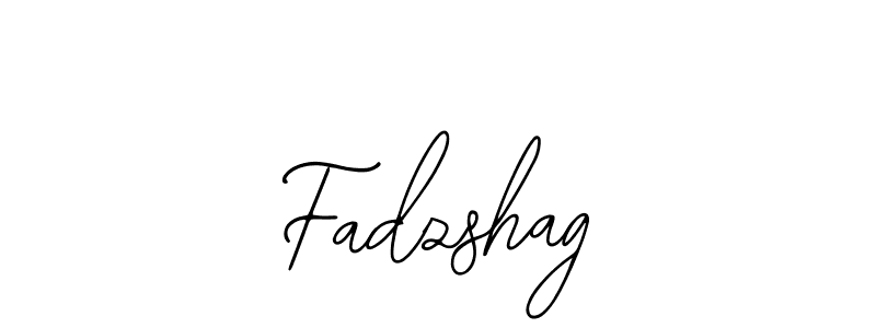 Use a signature maker to create a handwritten signature online. With this signature software, you can design (Bearetta-2O07w) your own signature for name Fadzshag. Fadzshag signature style 12 images and pictures png