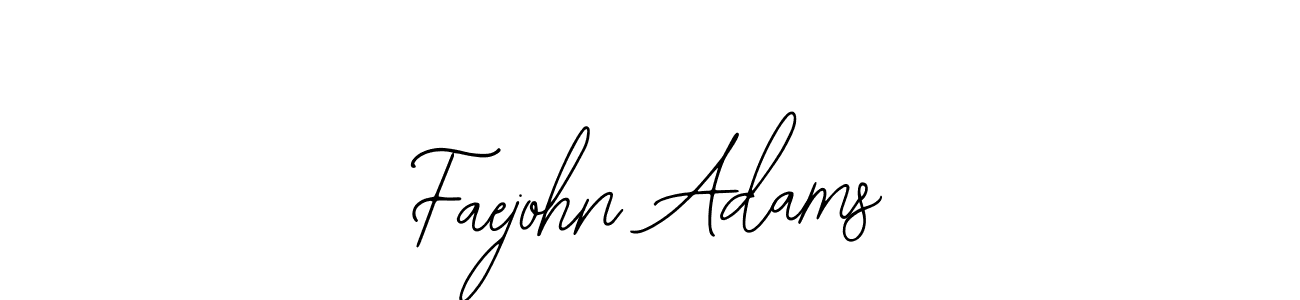 Bearetta-2O07w is a professional signature style that is perfect for those who want to add a touch of class to their signature. It is also a great choice for those who want to make their signature more unique. Get Faejohn Adams name to fancy signature for free. Faejohn Adams signature style 12 images and pictures png
