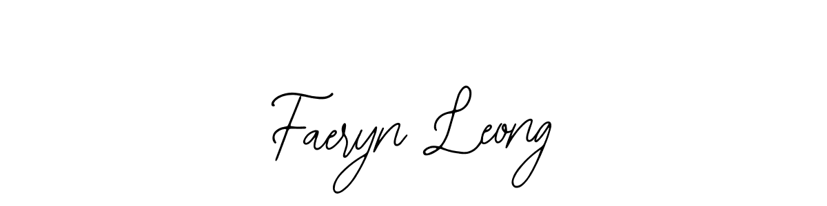 Use a signature maker to create a handwritten signature online. With this signature software, you can design (Bearetta-2O07w) your own signature for name Faeryn Leong. Faeryn Leong signature style 12 images and pictures png
