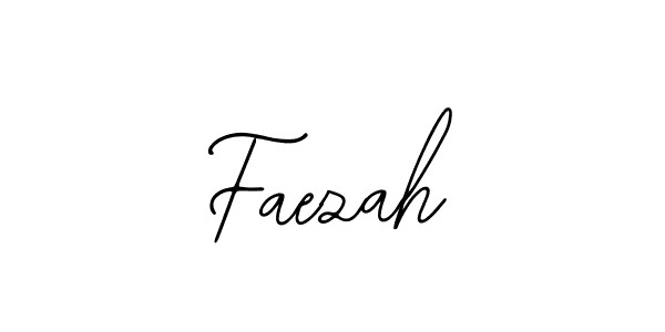 Design your own signature with our free online signature maker. With this signature software, you can create a handwritten (Bearetta-2O07w) signature for name Faezah. Faezah signature style 12 images and pictures png