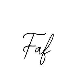 Use a signature maker to create a handwritten signature online. With this signature software, you can design (Bearetta-2O07w) your own signature for name Faf. Faf signature style 12 images and pictures png