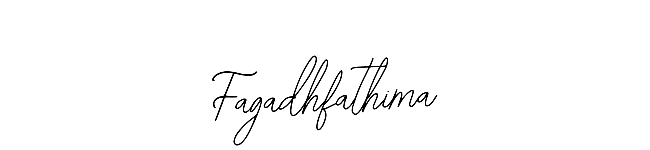 How to make Fagadhfathima name signature. Use Bearetta-2O07w style for creating short signs online. This is the latest handwritten sign. Fagadhfathima signature style 12 images and pictures png
