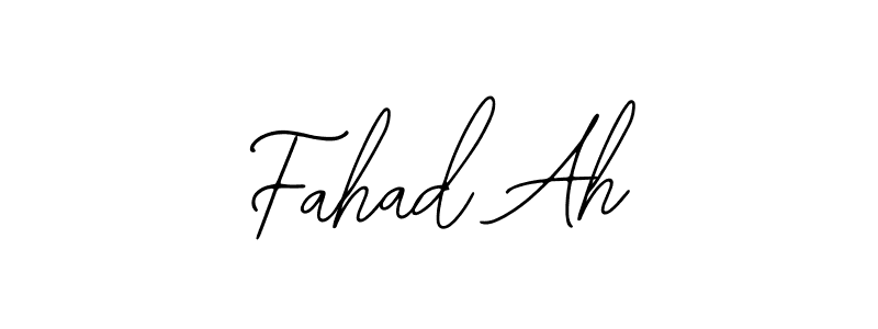 if you are searching for the best signature style for your name Fahad Ah. so please give up your signature search. here we have designed multiple signature styles  using Bearetta-2O07w. Fahad Ah signature style 12 images and pictures png