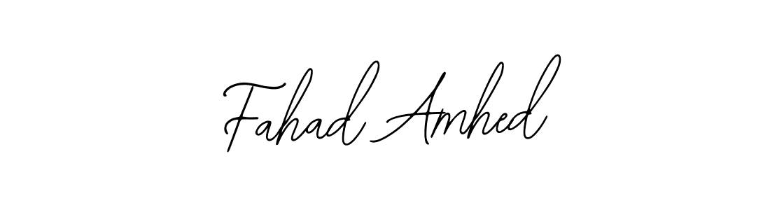 How to make Fahad Amhed signature? Bearetta-2O07w is a professional autograph style. Create handwritten signature for Fahad Amhed name. Fahad Amhed signature style 12 images and pictures png
