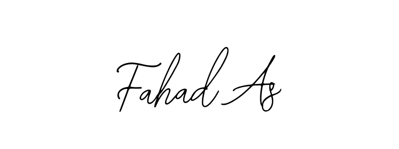 It looks lik you need a new signature style for name Fahad As. Design unique handwritten (Bearetta-2O07w) signature with our free signature maker in just a few clicks. Fahad As signature style 12 images and pictures png