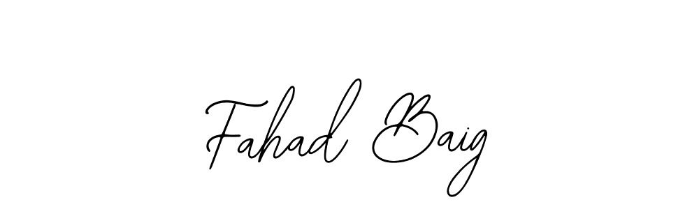 Fahad Baig stylish signature style. Best Handwritten Sign (Bearetta-2O07w) for my name. Handwritten Signature Collection Ideas for my name Fahad Baig. Fahad Baig signature style 12 images and pictures png