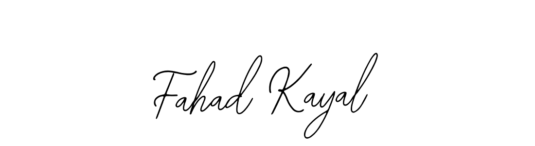 You should practise on your own different ways (Bearetta-2O07w) to write your name (Fahad Kayal) in signature. don't let someone else do it for you. Fahad Kayal signature style 12 images and pictures png