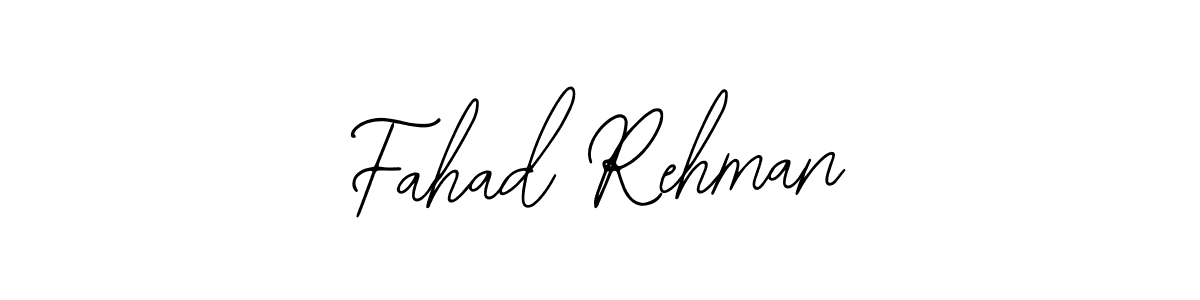 Use a signature maker to create a handwritten signature online. With this signature software, you can design (Bearetta-2O07w) your own signature for name Fahad Rehman. Fahad Rehman signature style 12 images and pictures png