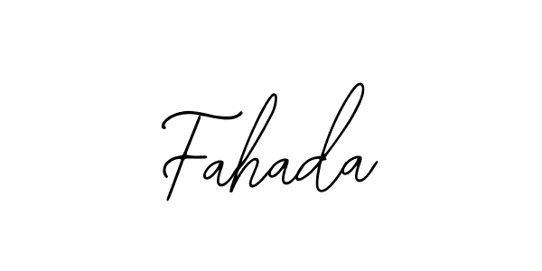 Design your own signature with our free online signature maker. With this signature software, you can create a handwritten (Bearetta-2O07w) signature for name Fahada. Fahada signature style 12 images and pictures png