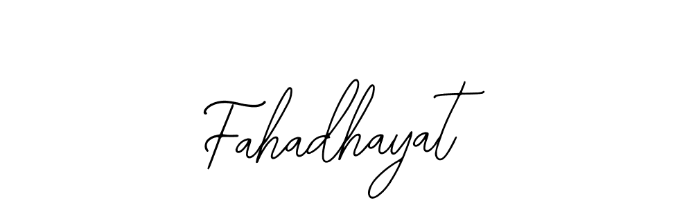 You should practise on your own different ways (Bearetta-2O07w) to write your name (Fahadhayat) in signature. don't let someone else do it for you. Fahadhayat signature style 12 images and pictures png