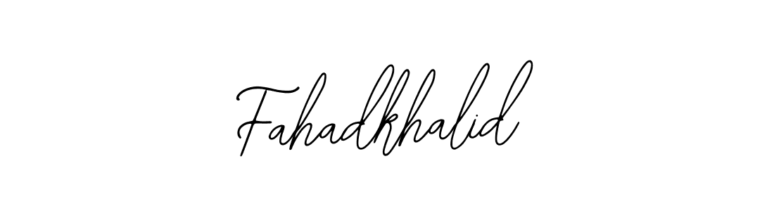 The best way (Bearetta-2O07w) to make a short signature is to pick only two or three words in your name. The name Fahadkhalid include a total of six letters. For converting this name. Fahadkhalid signature style 12 images and pictures png