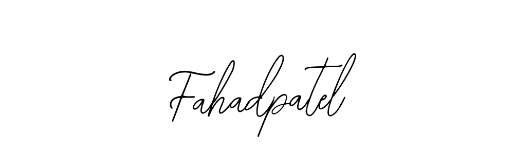 Design your own signature with our free online signature maker. With this signature software, you can create a handwritten (Bearetta-2O07w) signature for name Fahadpatel. Fahadpatel signature style 12 images and pictures png