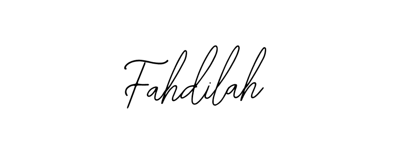 Make a beautiful signature design for name Fahdilah. Use this online signature maker to create a handwritten signature for free. Fahdilah signature style 12 images and pictures png