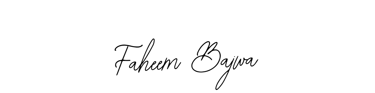 You should practise on your own different ways (Bearetta-2O07w) to write your name (Faheem Bajwa) in signature. don't let someone else do it for you. Faheem Bajwa signature style 12 images and pictures png