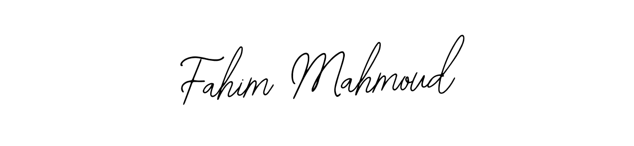 How to make Fahim Mahmoud name signature. Use Bearetta-2O07w style for creating short signs online. This is the latest handwritten sign. Fahim Mahmoud signature style 12 images and pictures png