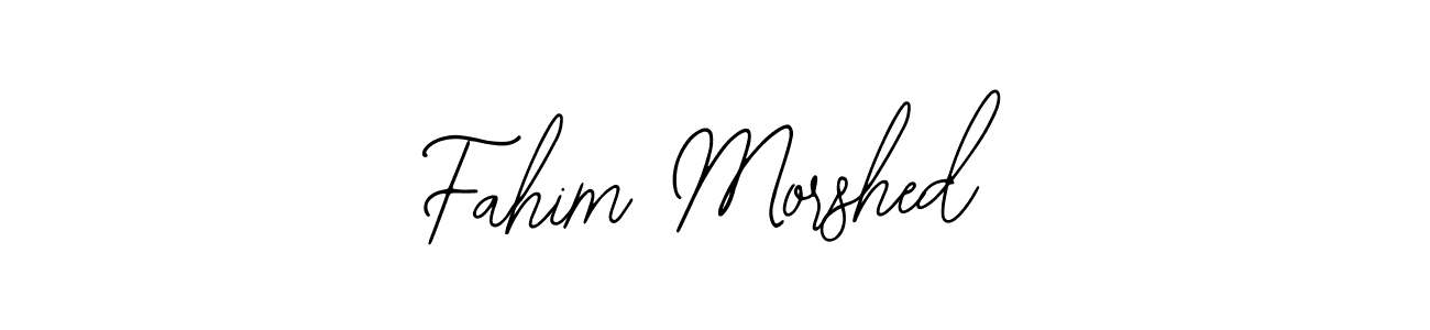 Design your own signature with our free online signature maker. With this signature software, you can create a handwritten (Bearetta-2O07w) signature for name Fahim Morshed. Fahim Morshed signature style 12 images and pictures png