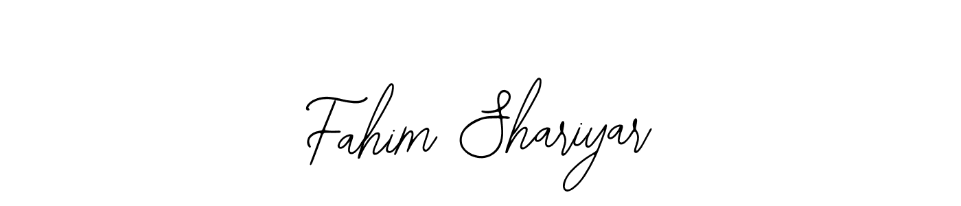 How to make Fahim Shariyar name signature. Use Bearetta-2O07w style for creating short signs online. This is the latest handwritten sign. Fahim Shariyar signature style 12 images and pictures png