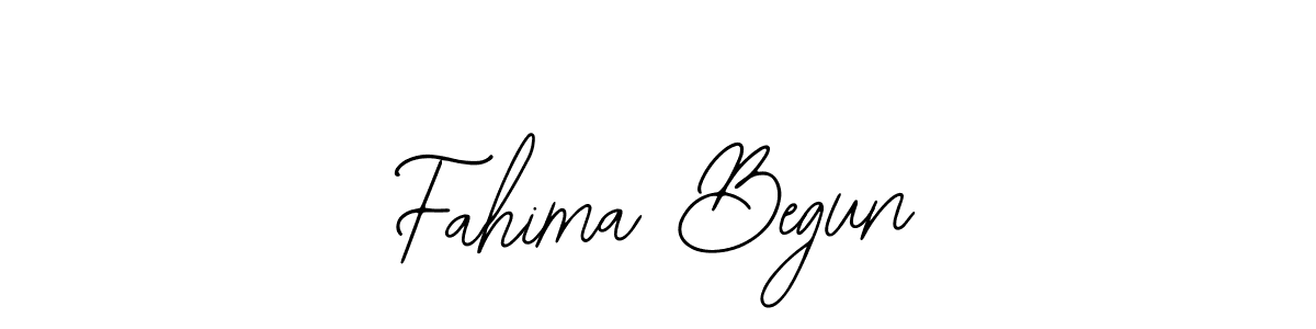 How to make Fahima Begun signature? Bearetta-2O07w is a professional autograph style. Create handwritten signature for Fahima Begun name. Fahima Begun signature style 12 images and pictures png