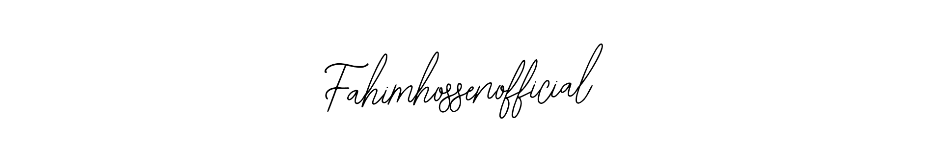 if you are searching for the best signature style for your name Fahimhossenofficial. so please give up your signature search. here we have designed multiple signature styles  using Bearetta-2O07w. Fahimhossenofficial signature style 12 images and pictures png